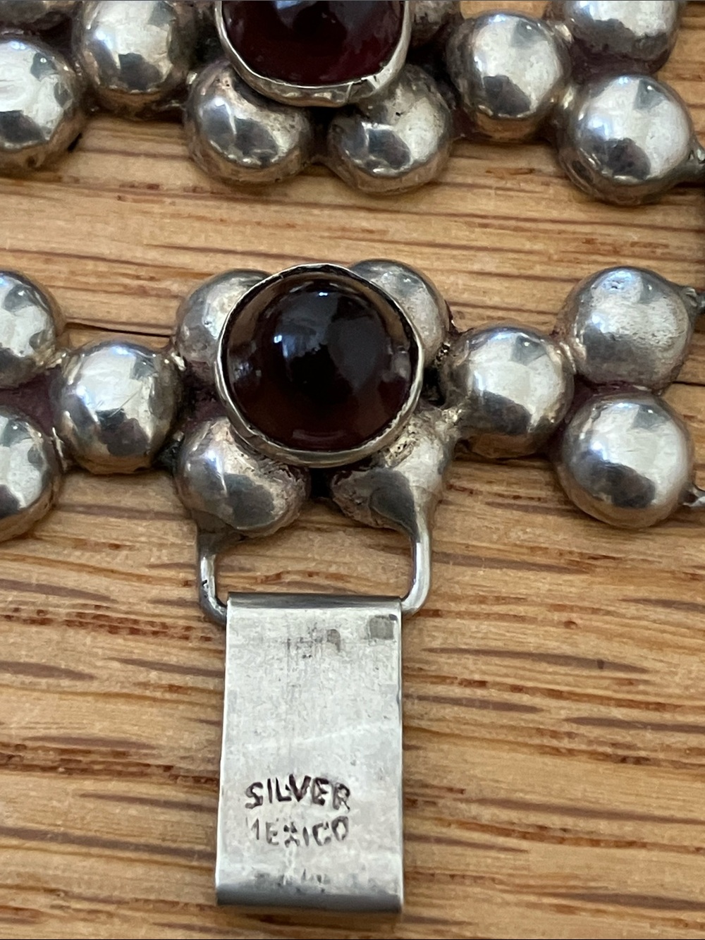 RARE! Iconic Vintage Fred Davis style Mexican Silver Caviar Bracelet - Picture 8 of 12